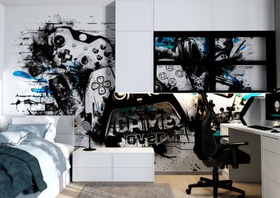 Pokoje dla córki i syna