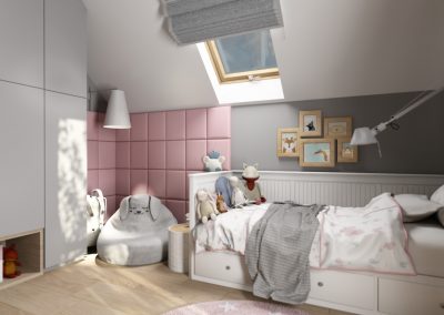 Pokoje dla córek i syna