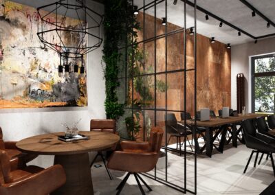 Projekt koncepcyjny sali konferencyjnej